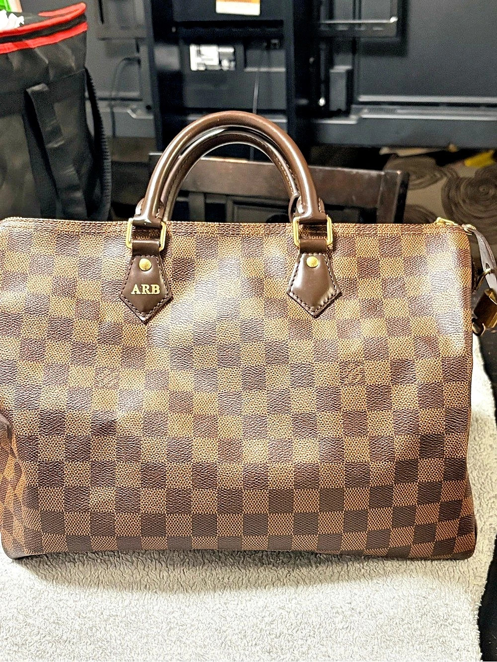 Louis Vuitton Speedy 35 Damier Ebene Brown